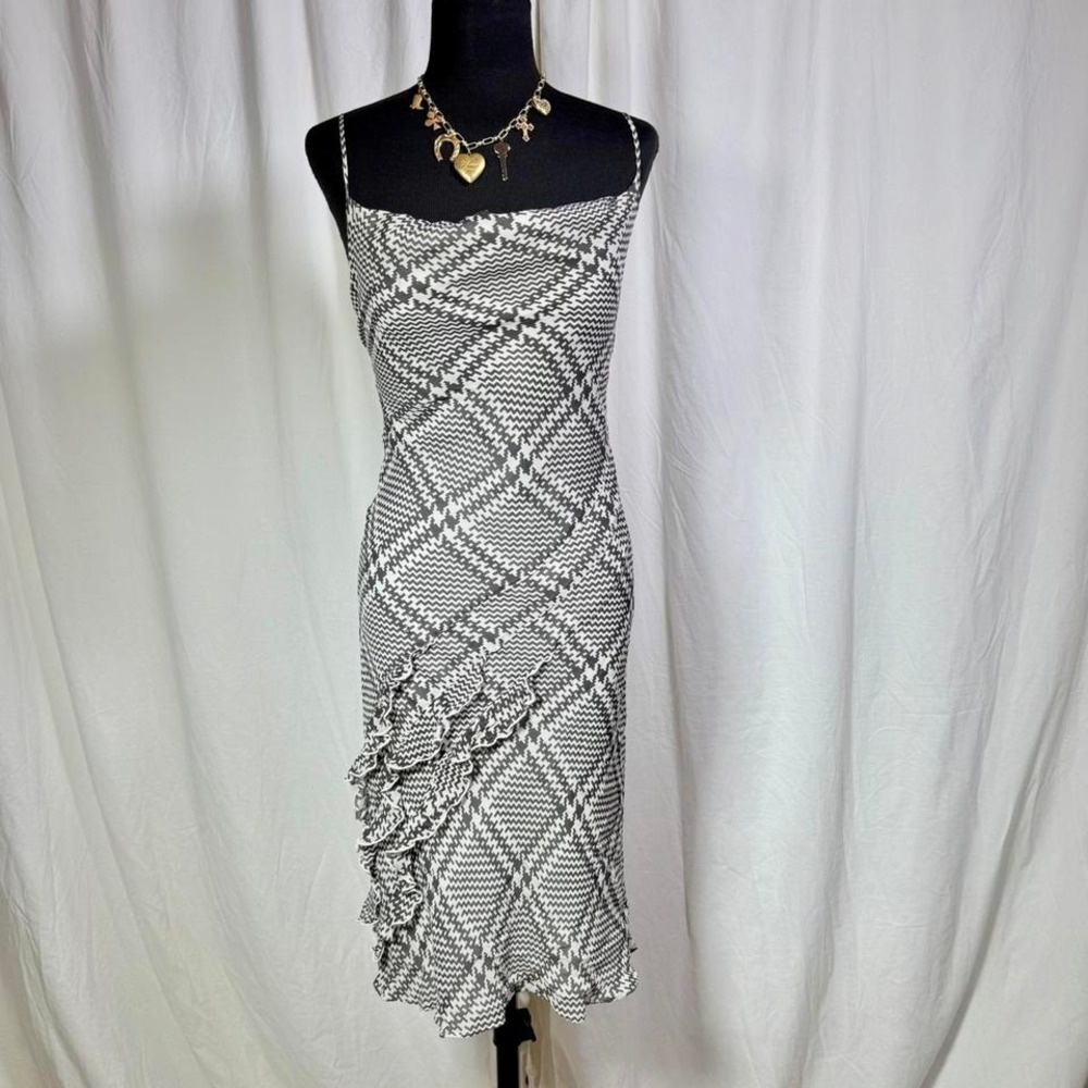 Express 100% Silk Bias-Cut Midi Dress – Women's‎ XS (1/2)